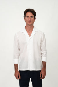 Miami White Linen Shirt