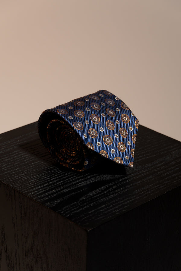 Corbata Rosetón Azul