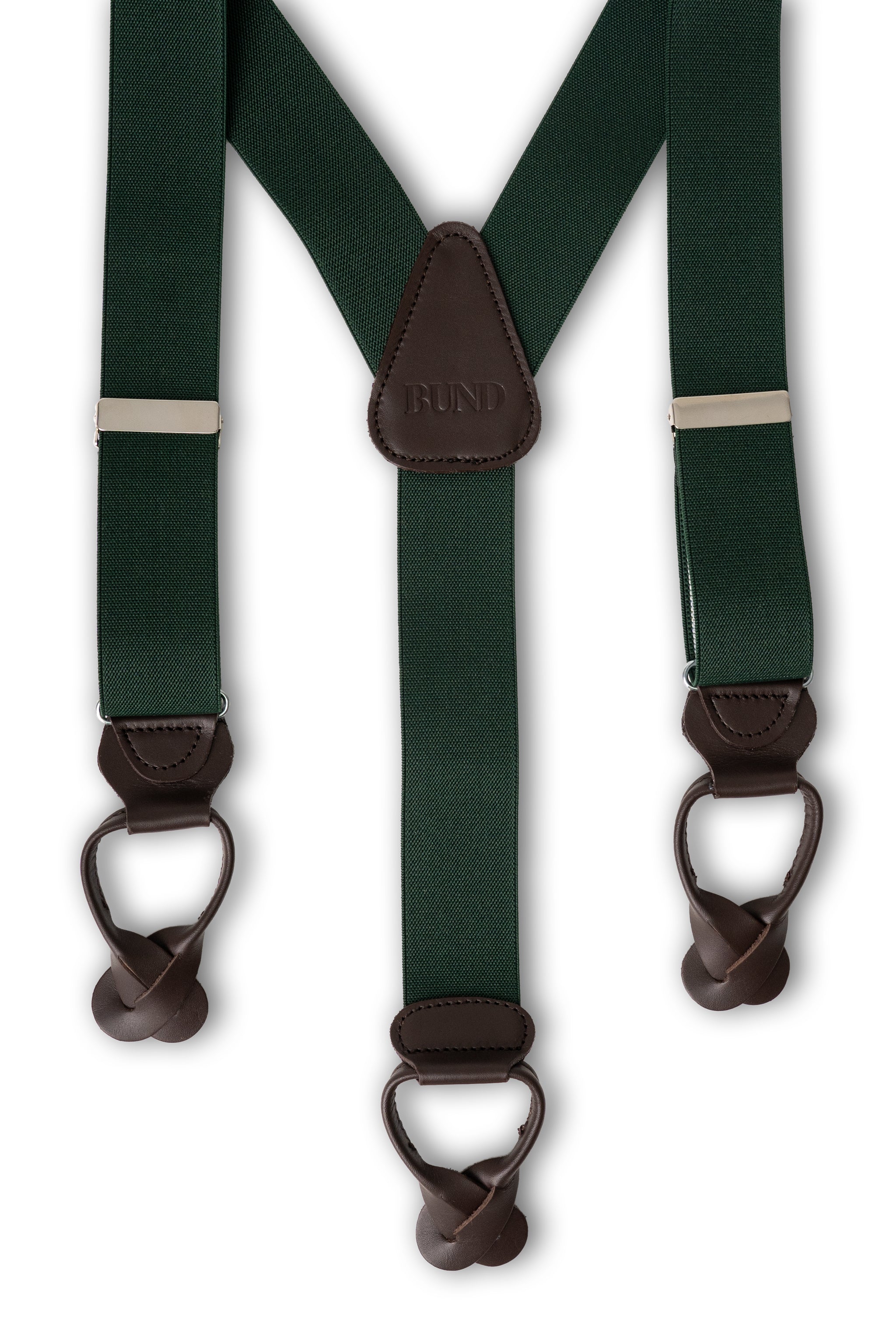 Tirantes Contraste Verde Caoba