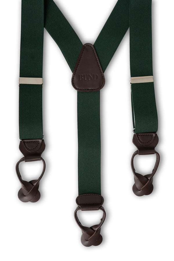 Tirantes Contraste Verde Caoba