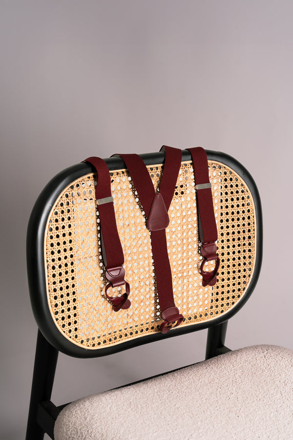 Tirantes Lisos Granate