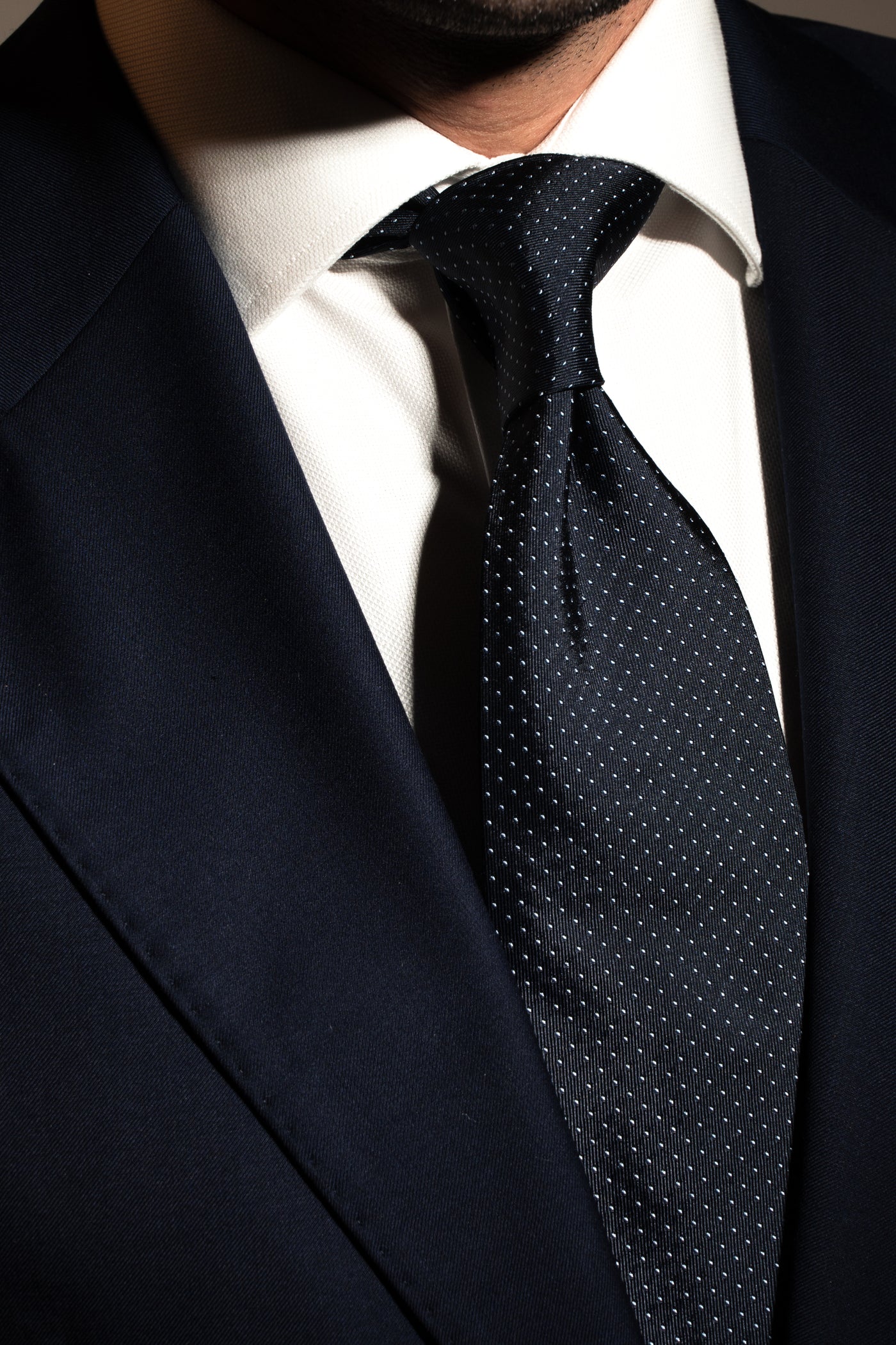 Corbata Topos Navy de seda - BUND