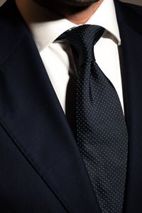 Corbata Topos Navy de seda - BUND