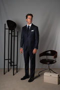 Image for Stripes Dark Navy Wool Suit