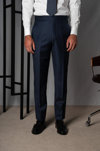 Fil a fil Navy Wool Suit - Traje a medida BUND