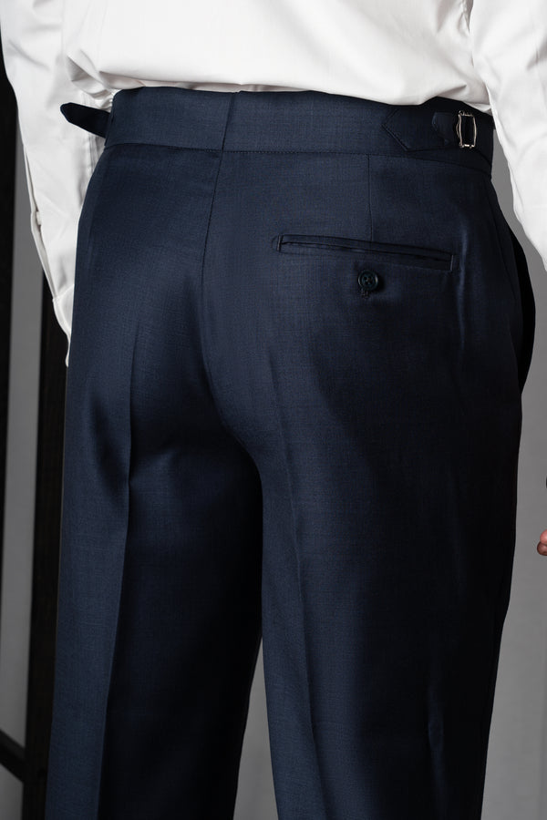 Fil a fil Navy Wool Suit