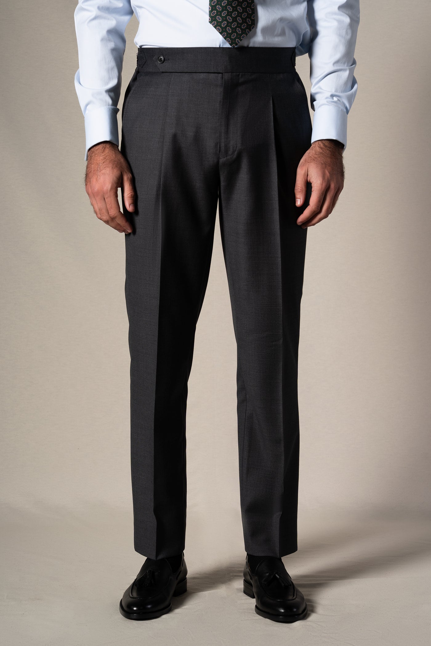 Middle Grey 3 Pieces Suit - Traje a medida BUND