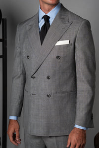 Wales Light Grey Wool Suit - Traje a medida BUND