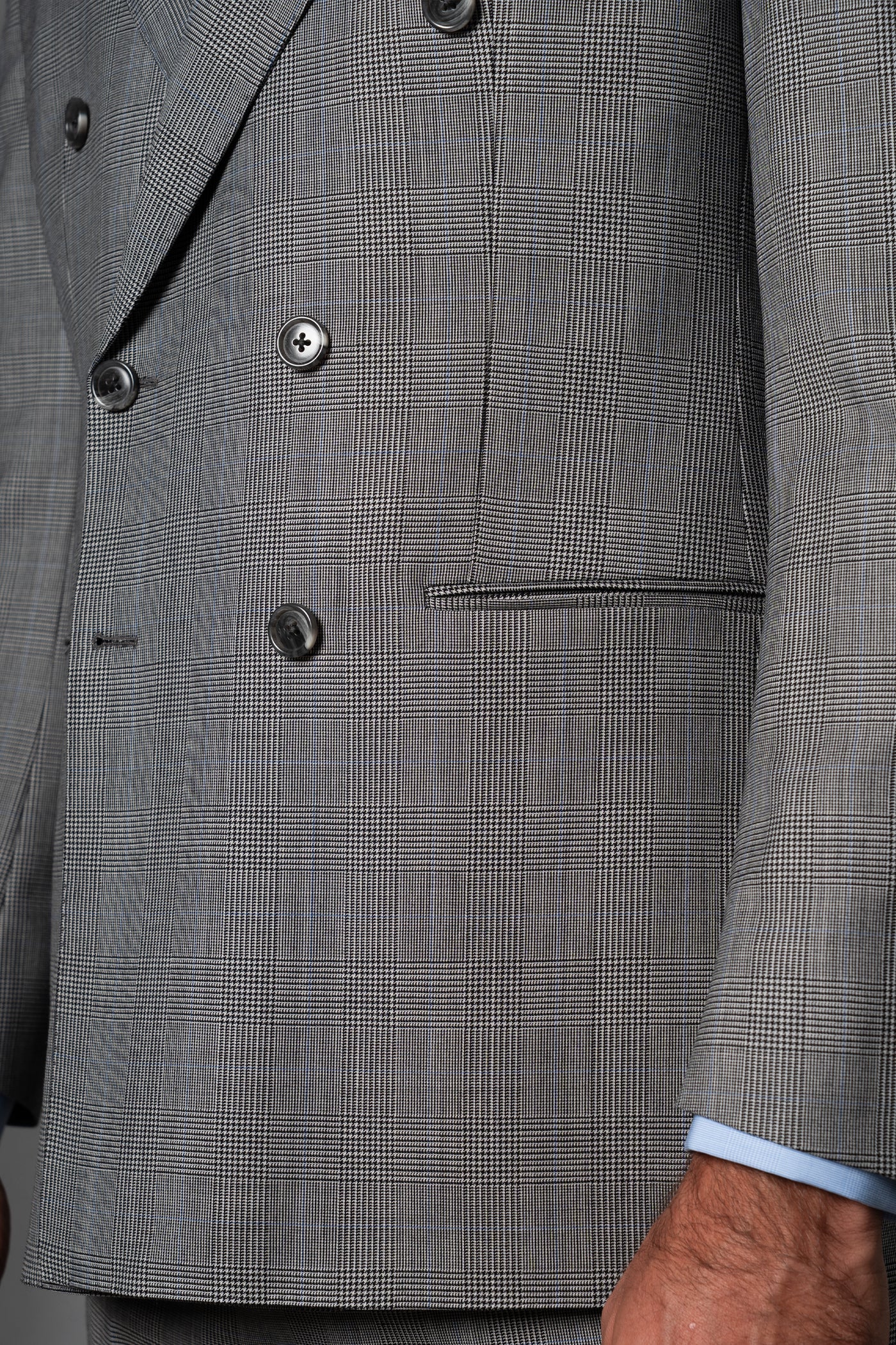 Wales Light Grey Wool Suit - Traje a medida BUND