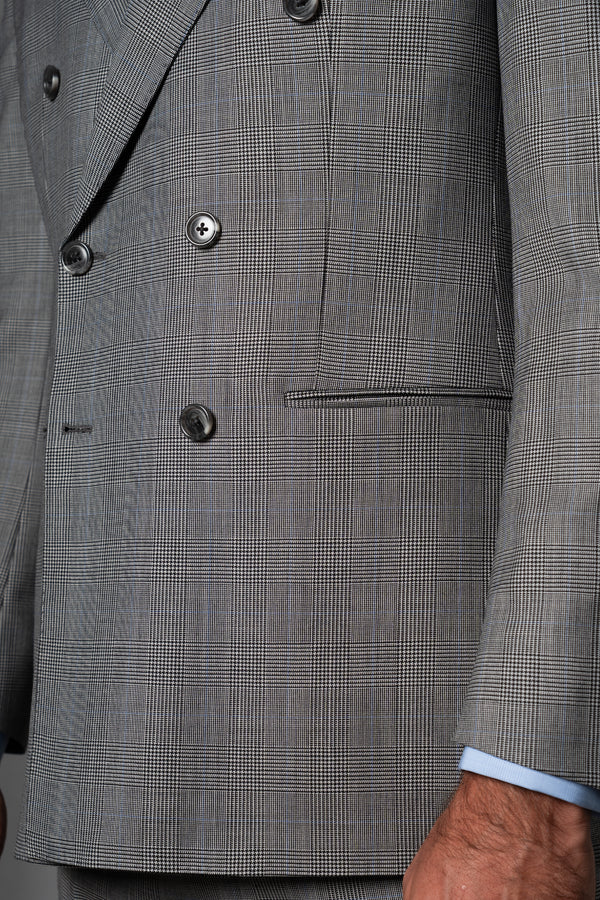 Wales Light Grey Wool Suit