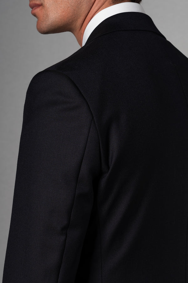 Twill Dark Navy 3 Pieces Suit