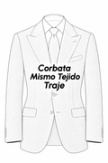 Image for Corbata Mismo Tejido Traje