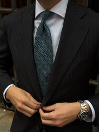 Corbata Cadenas Verde