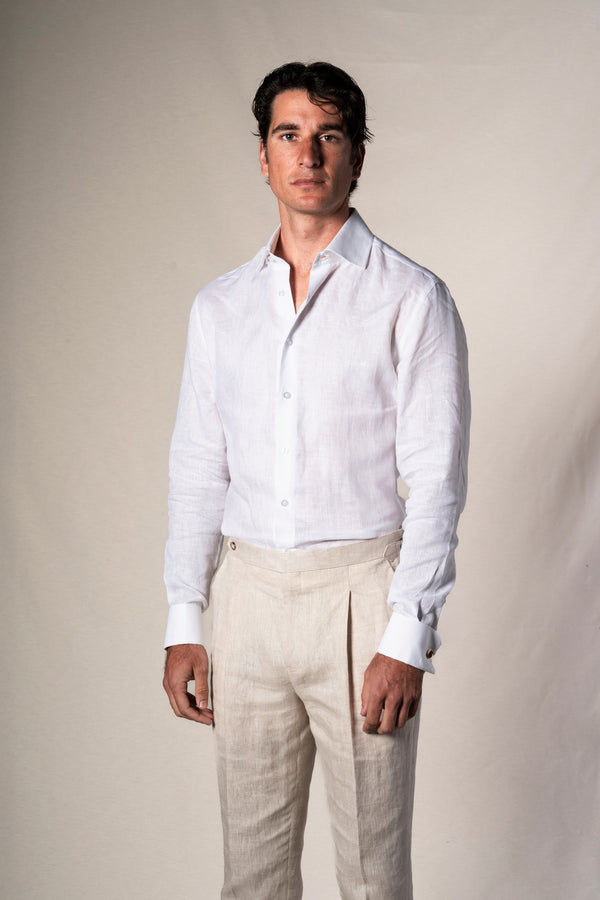 White Ceremony Linen Shirt
