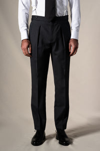 Classic Herringbone Grey Morning Suit - Chaqué BUND