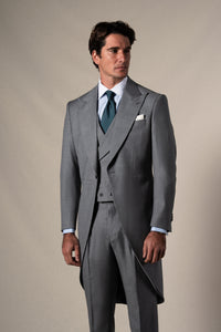Classic Light Grey Morning Suit - Chaqué BUND