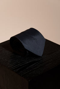 Corbata Topos Navy de seda - BUND