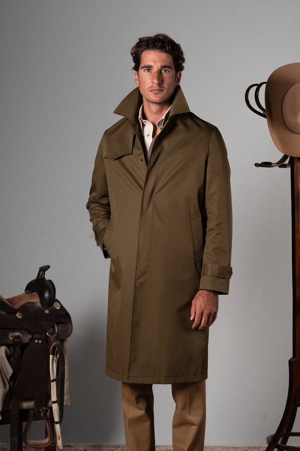 Brown Western Rain Coat