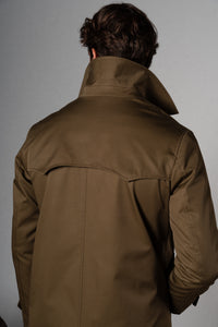 Brown Western Rain Coat - Abrigo a medida BUND