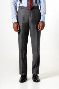 Plain Wool Light Grey Suit