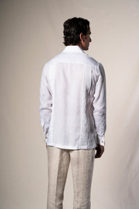 White Ceremony Guayabera Shirt - Camisa BUND
