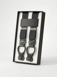 Plain Grey Suspenders