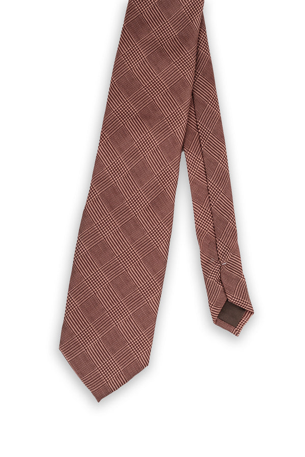 Corbata Príncipe de Gales Marrón