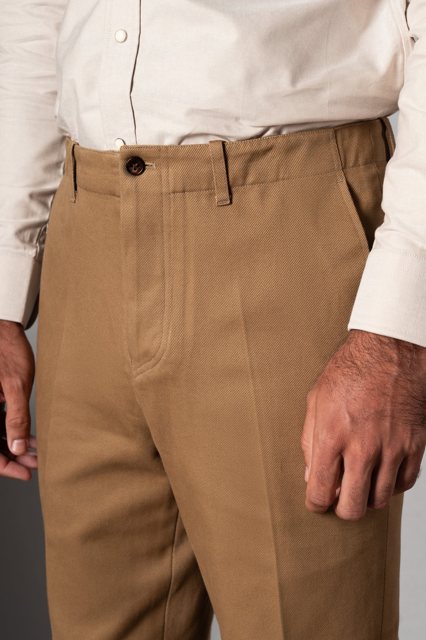 Camel Chinos Pants