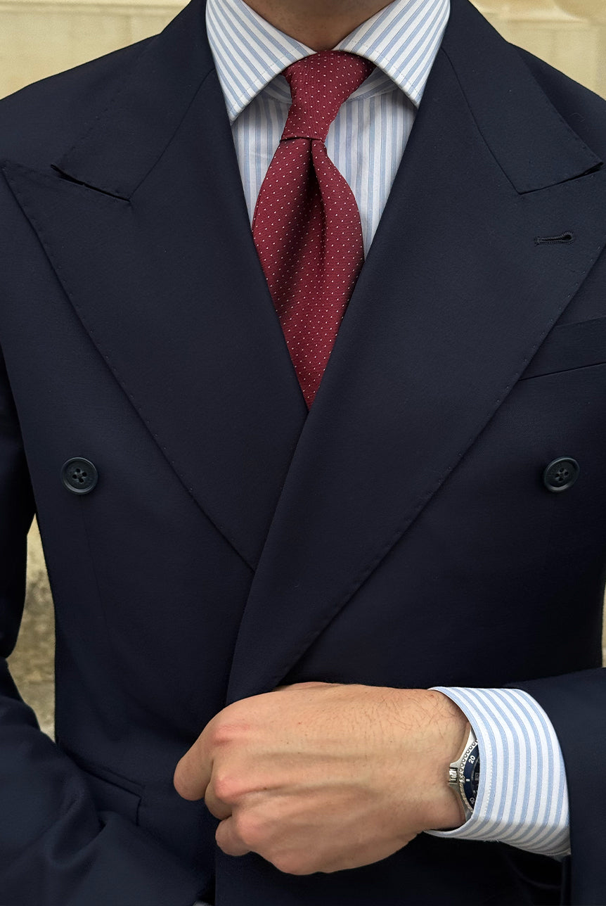 Corbata Topos Rojo