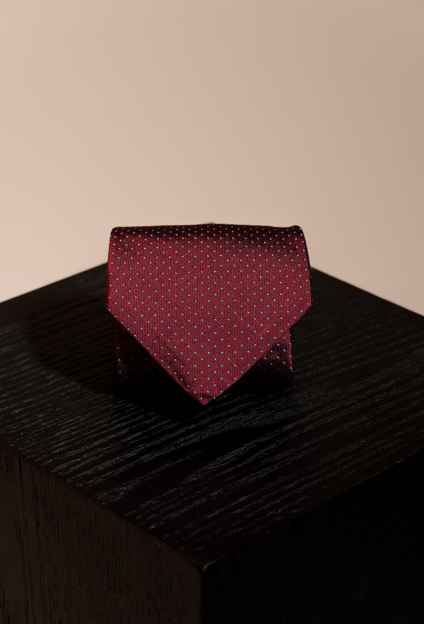 Corbata Topos Rojo