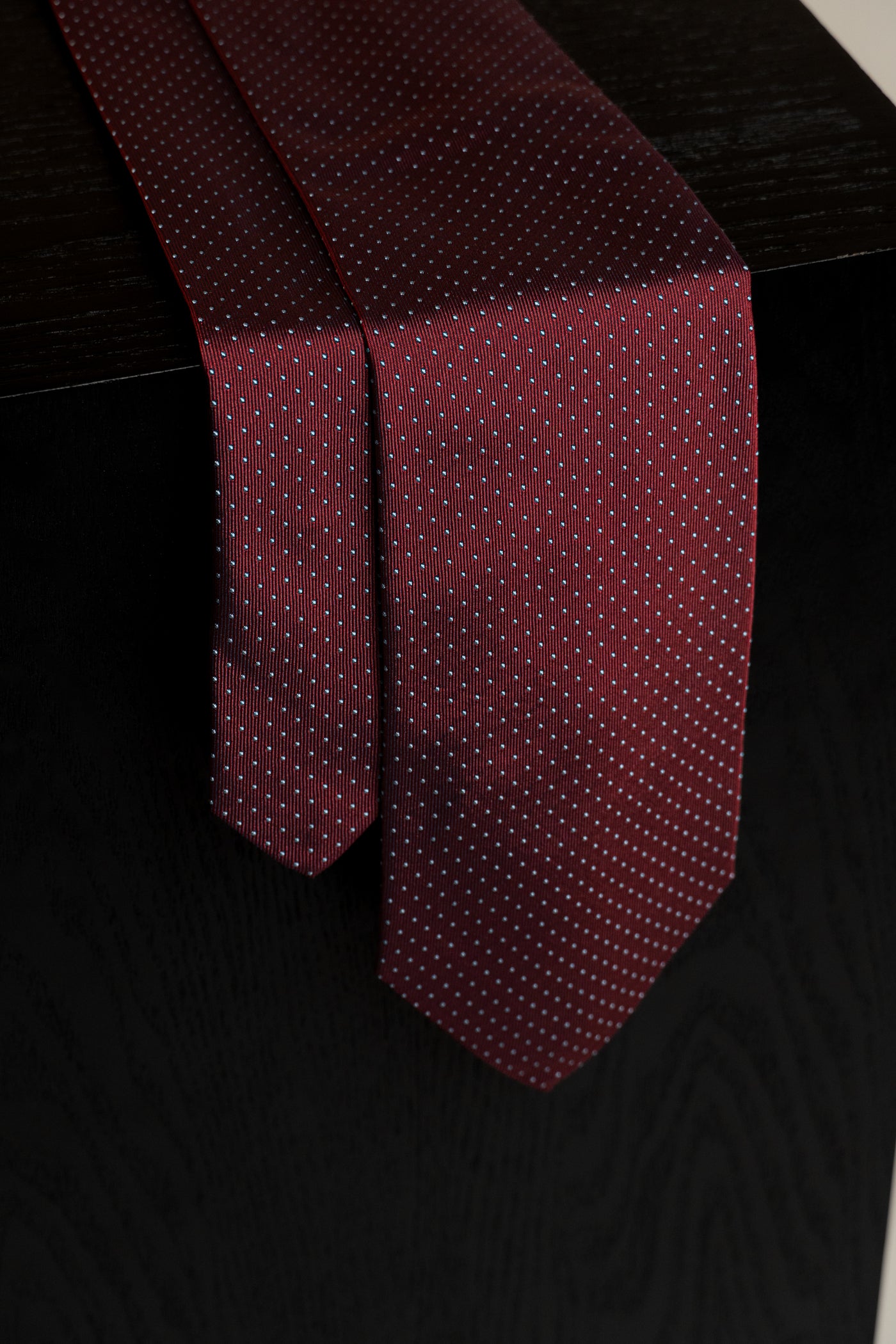Corbata Topos Rojo de seda - BUND